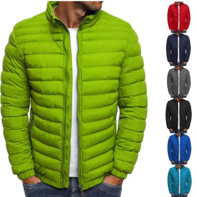 China Latest Style Solid Color Autumn And Winter New Men'S Casual Warm Cotton-Padded Coat Men's Breathable Jacket for sale