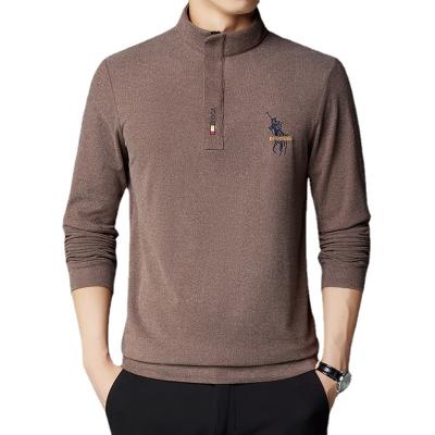 China New Design Anti-Wrinkle Factory Made High Quality Exportable Men's Long Sleeve T-shirts Men's Pullover for sale