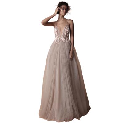 China Anti-Static Bride Wedding Dress New Style Women's Banquet Bride Bridesmaid Dress Lady's Long Evening Dress Skirt for sale