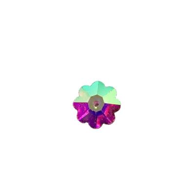 China Wholesale high quality resin gem 11MM resin flower ab color resin gem from factory durable for sale