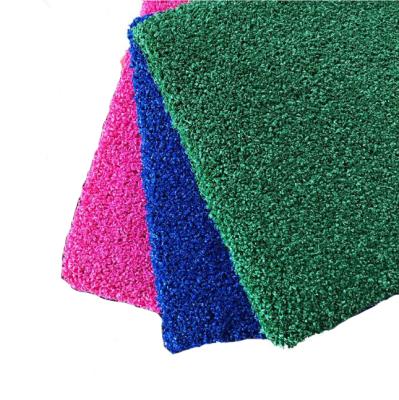 China Eco-friendly 10mm plastic green synthetic grass cover turf mat artificial grass for hockey sport court for sale