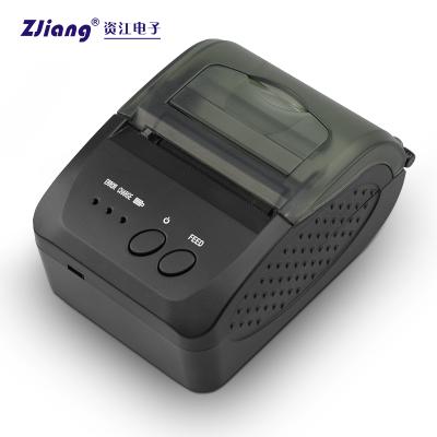 China 1 Rolls Mini Paper 58mm Thermal Printer USB Black And White Free Portable Printer Zjiang For iPhone/Android for sale