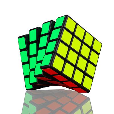 China Mini QY toys smooth cube children's puzzle 4x4x4 magic speed cube 4x4 speed educational toy for sale