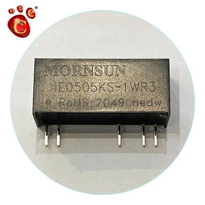 China Industrial IE0505KS-1WR3 SUP MORNSUN DC-DC 1W 5VDC Isolated Stable PCB Power Supply Module for sale