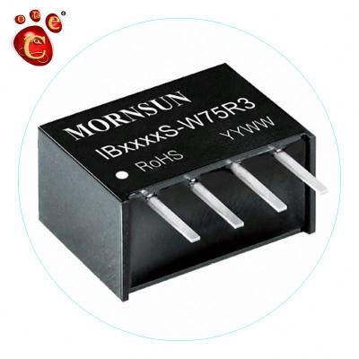 China IB0503S-W75R3 Industrial 0.75W 5VDC SUP MORNSUN DC-DC Isolated Stable PCB Power Supply Module for sale