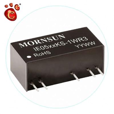 China IE0512KS-1WR3 Industrial 1W SUP MORNSUN DC-DC Isolated PCB Stable Power Supply Module for sale