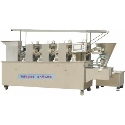 China Automatic vegetable processing plant South Korea ravioli pierogi pelmeni gyoza tortellini dumpling maker machine fully large empanada samosa making machine for sale