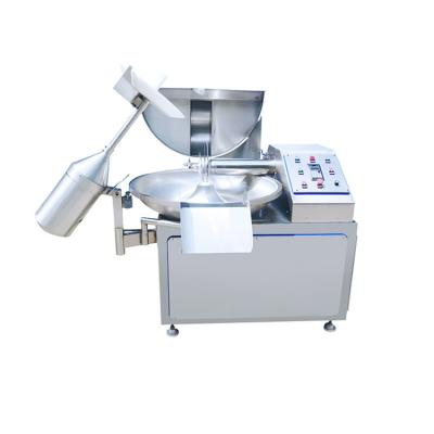 China Food Processing Industry Factory Supply Electric Meat Bowl Cutter Fish Chopped Grinder Chopping Crushing Machine for sale