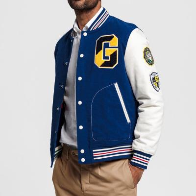 China Low MOQ Breathable High Quality Custom Twill Varsiti Letterman Jacket Unisex for sale