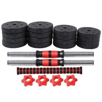 China Home Eco-Friendly Fitness Round Cement Gym Cement Dumbbell Eco-friendly Cheap Dumbbell for sale