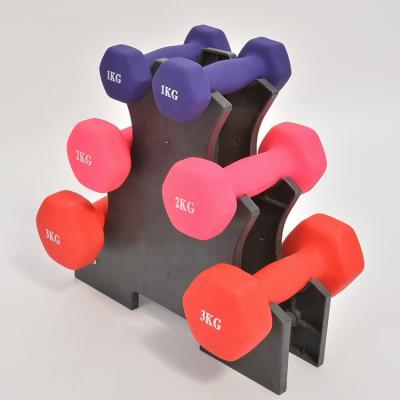 China Best Selling Home Use Hex Head Neoprene Dumbbell for sale