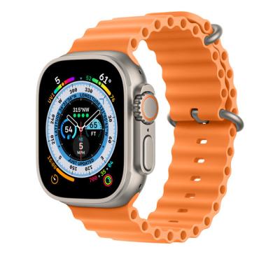 China Realease Replcement Quick Watch Band Ocean Design Silicone Watch Band For Apple Watch 41mm 45mm 49mm Latest Official Replacement Band For iWatch 8 Se 7 6 5 Ultra for sale