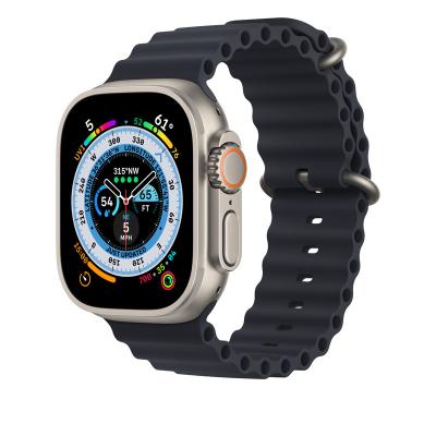 China Realease Sport Ocean Waterproof Watch Band Replcement Quick Soft Silicone Band New For Apple Watch Ultra 49mm Strap Men Women Strap for sale