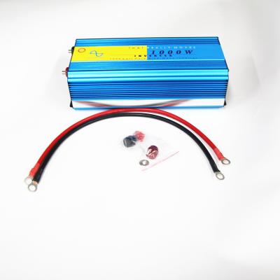 China Off Grid Pure Sine Wave Power Inverter 1000W DC to AC Power Inverter with 150*380*90 Battery Charger for sale