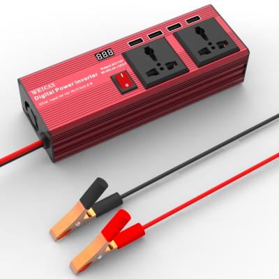 China 300W AC 12V Vehicle Power Inverter DC to 220V Inverter with USB Interface Portable Vehicle Power Inverter AC Converter 18.7X6.4X4.95 cm for sale