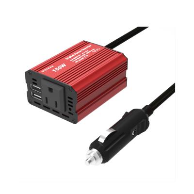 China 150W AC 12V Vehicle Power Inverter DC to 110V Inverter with USB Interface Portable Vehicle Power Inverter AC Converter 8*6.3*4CM for sale