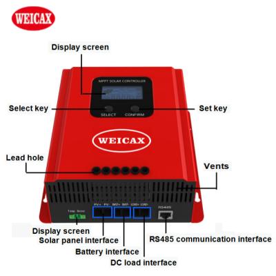 China Solar Charger Controller 12V/24V/48V MPPT RS485 20A MPPT Regulator Charge Solar Controller For Energy System for sale