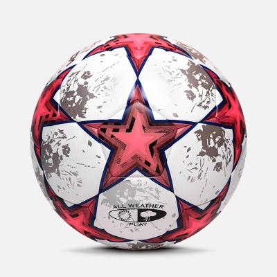 China Durable Custom Design Star Grade Official Match Size Weigh Futsal Ball, Butyl Bladder Laminated Race Futsal for sale