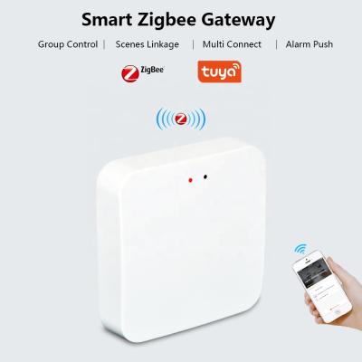 China Smart Home Gateway Tuya Smart Home Gateway Zigbee Gateway Wireless WiFi App Home Security Life Home Security Gateway Smart Remote Control Alexa Google Home for sale