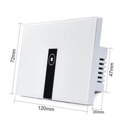 China App/ Voice Style Touch Control Fashionable ABS Plastic Smart Wifi Light Touch Induction Electricalswitch for sale