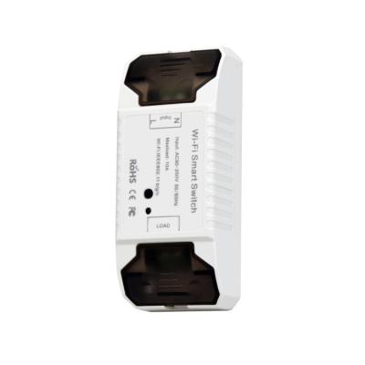 China AC 100-240V 50-60Hz 10A Smart Home Breaker Smart Breaker White Wifi Smart Circuit Breaker High Performance Switch for sale