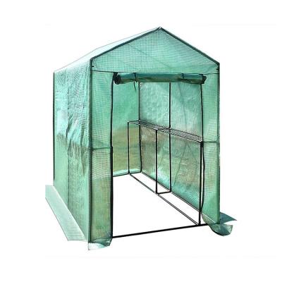 China Easily Assembled Professional Folding Walk In Greenhouse Plants Growing Greenhouses Garden Storm Shelter for sale