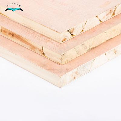 China Oguman Pine Block Board Contemporary High Gloss Laminated Hardwood 18Mm With Melamine Face Block Boards Foshan Indonesia for sale