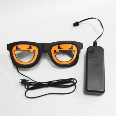 China Amazon Hottest Selling PVC Led Glasses Customized Design Halloween Led Party Glasses for sale