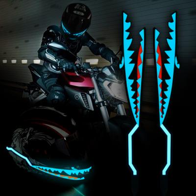 China Plastic EL Safety EL Light Helmet Strip For Motorcycle Riding EL Light Helmet Strip for sale