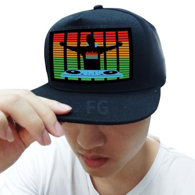 China Picture hot sale! ! ! Pop Activated Customizable Luminescent Pattern Hats, Holiday Party Favors for sale