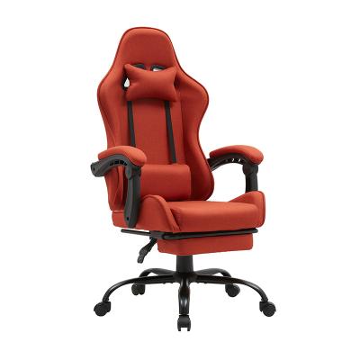 China Spinning PC Racing High Quality Customized Luxury Adjustable Computer Gaming Chair Gaming Chair With Footrest for sale