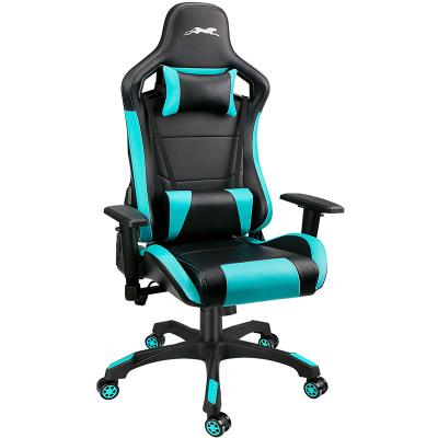 China Modern Wholesale Comfortable Gaming Office Revolving Chair Leather Adjustable Racing Gaming Chair for sale