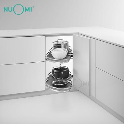 China Universal Cabinet Accessories Series Opening NUOMI Devarajas Series Magic Lazy Susan Turntable Shelf Kitchen Storage for sale