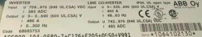 China ABB  ACS800-104-0580-7+E205+V991  ACS800-104-0580-7+C126+E205+Q950+V991 for sale