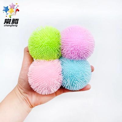 China Relieves Anxiety Novelty Anti Stress Toys Squeeze Ball Adult Children Toss Toys Ball Flour Sensory Effort Fluffy Balls for sale