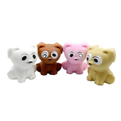 China New Dog Tiktok Worry Anti-stress Squeeze Decompression 3d Big Eyes Dog Squishy Hand Sensory Squishy Toy Squeeze Sensory Toys for sale