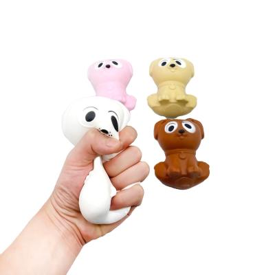 China 2022 New Dog Worry Anti-stress Squeeze Decompression 3d Large Eyes Squishy Dog Hand Squeeze Sensory Toy Squeeze Sensory Toys for sale