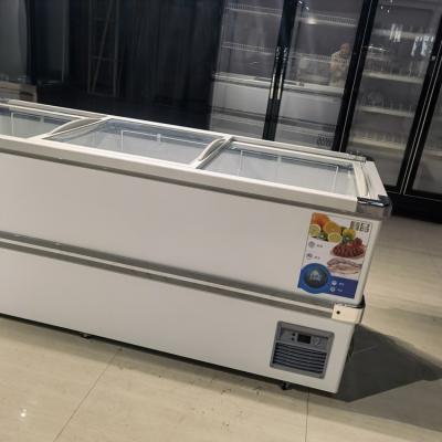 China Frigidaire High Gloss Aluminum Wholesale Commercial Refrigerator Cold Storage Freezers Energy Saving Freezer for sale