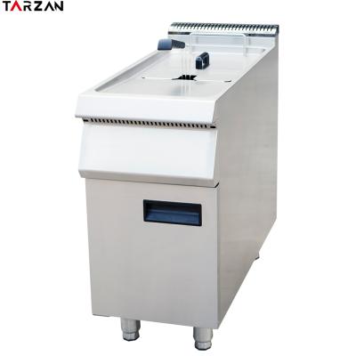 China Grow Kitchen Equipment Commercial Chips Frying Machine Gas Deep Fryer With Freidora Cabinet for sale