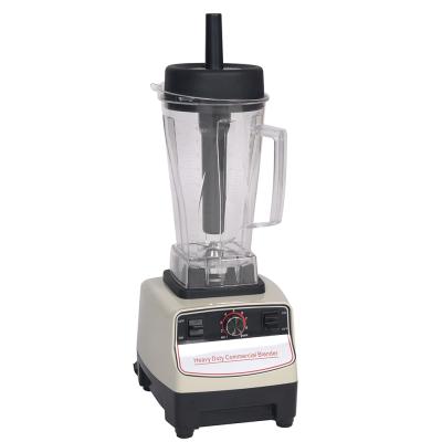 China Multifunctional Commercial Blender Hotel 2L Heavy Duty Fruit Blender Juicer with Six Blade 1600W Motors for sale