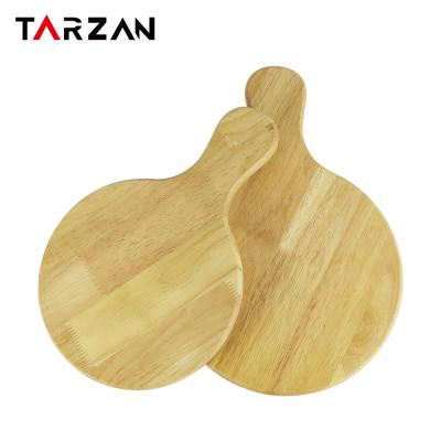 China Sustainable natural wood pizza peel pizza palette oil paint with long handle kitchen shovels for sale