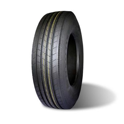 China Natural Rubber 11R22.5 12R22.5 , 295/80R22.5 315/80R22.5 Truck Tires For Steer Wheels With Long Mileage for sale