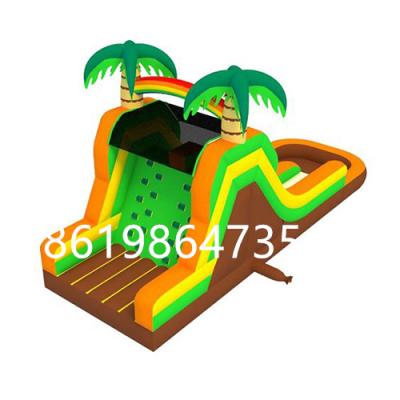 China Outdoor Inflatable Water Slide Fun Inflatable Pool Bouncer Inflatable Water Game Equipment For Sale for sale