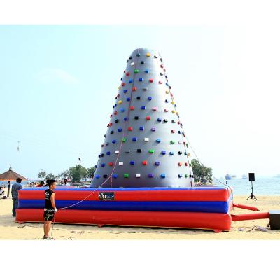 China Safe Commercial Inflatable Climbing Wall , Inflatable Rock Climbing Wall for sale