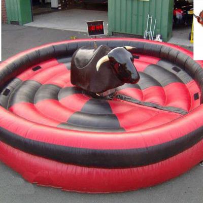 China amusement/theme park/inflatable bull rodeo bull ride riding inflatable machine shopping mall,mechanical bull games for sale