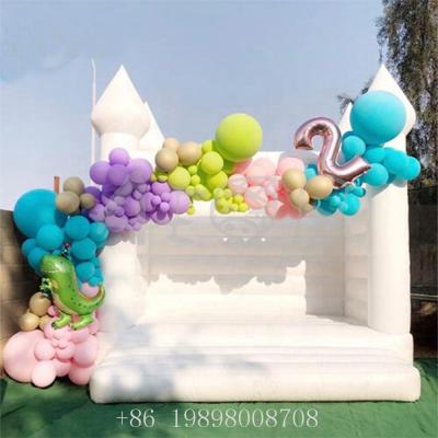 China Inflatable White House The Outdoor Inflatable Wedding Bouncy Castle Bouncy Castle Playground Bouncer For Sale for sale