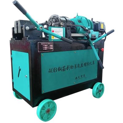 China Process Parallel Wire Bar Threading Machine Price Electric Steel Rod Threading Machine Steel Bar Wire Splicing Rolling Machine for sale