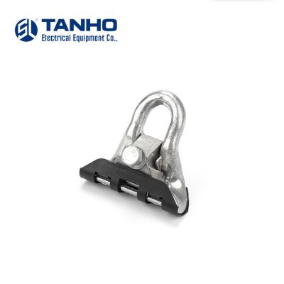 China TH94 High Voltage Suspension Clamp are designed to hang LV-ABC lines with bare neutral messenger for sale