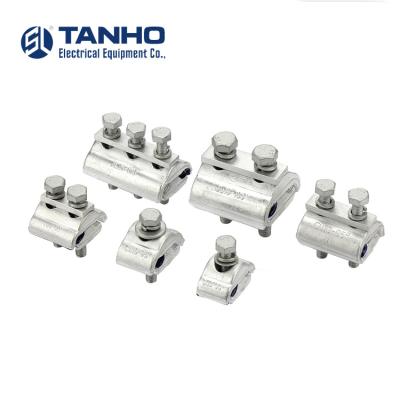 China Heavy Duty Pipe Clamp PG Clamp Aluminum Extruded Parallel Groove Clamps CAPG Bolts For Electrical Fittings for sale