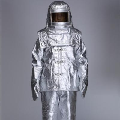 China High Temperature Resistance CE Certified Aluminized Fire Entrance Suit for sale